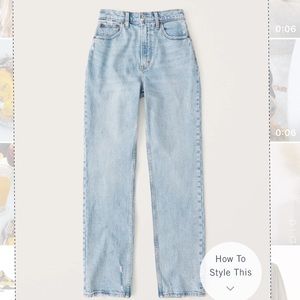 Abercrombie 90s straight jeans